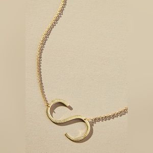 Monogram Pendant Necklace-S